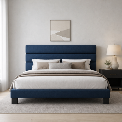 Rook - Bed, complete straight-on bed view