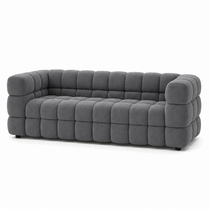 Rust 3+2+1 Sofa Set, 3 seater, grey, studio view