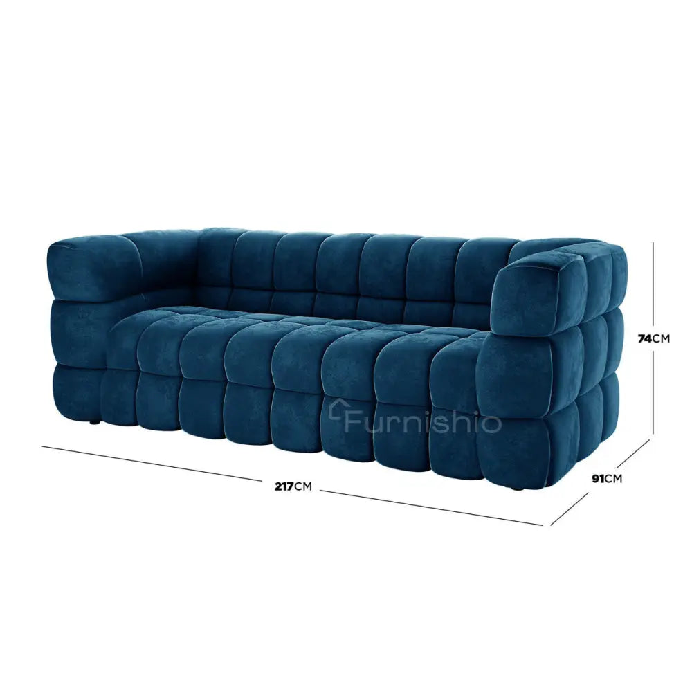Rust - 3 + 2 + 1 Sofa Set