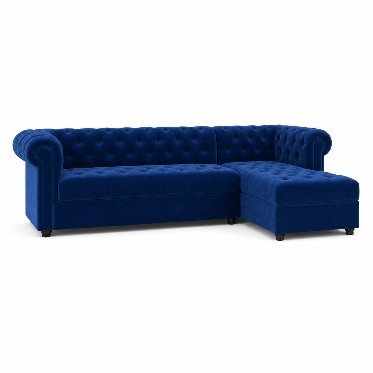 Rylan - Sofa bed, closed sofa side studio view on pure white