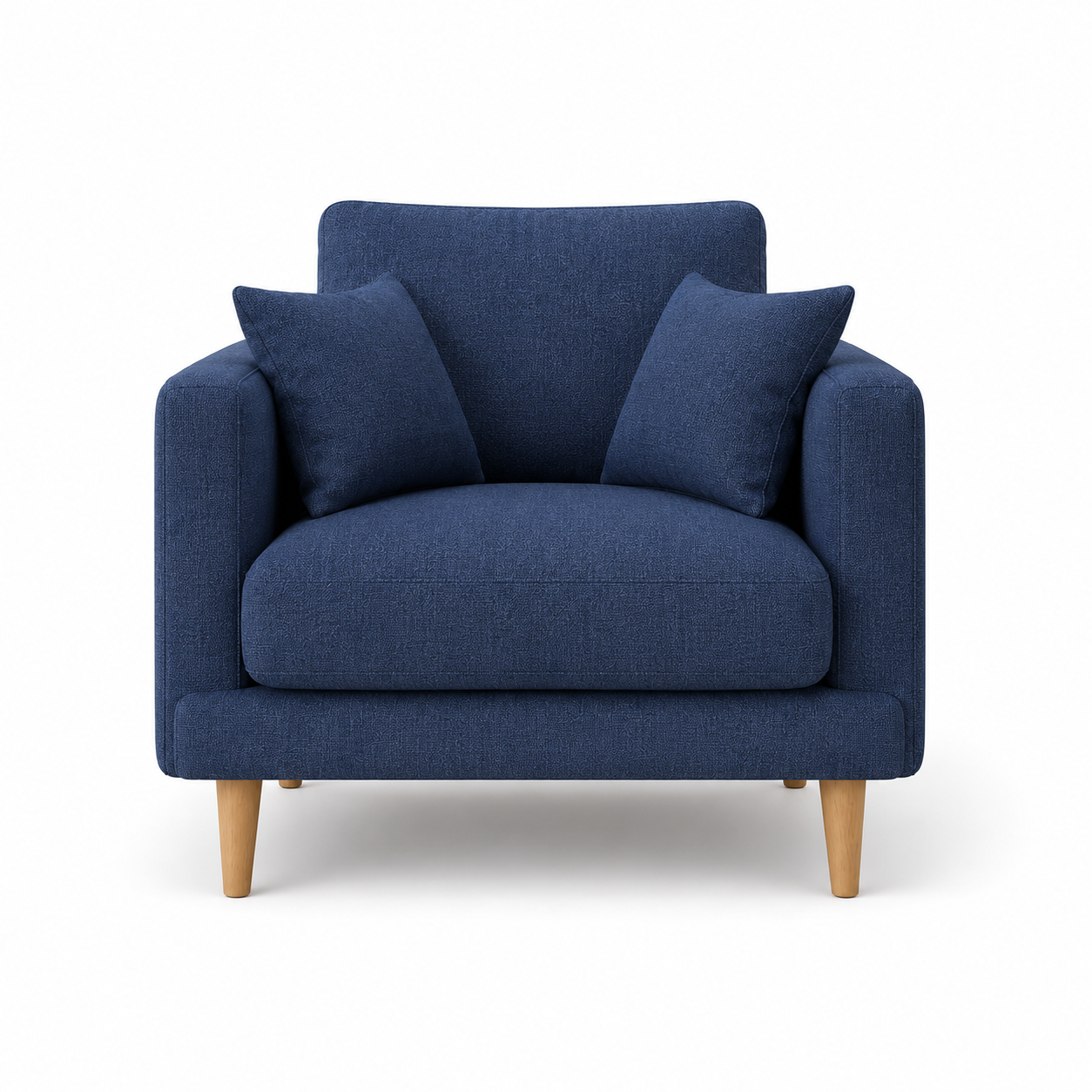 Seren 3+2+1 Sofa Set, 1 seater, blue, studio view