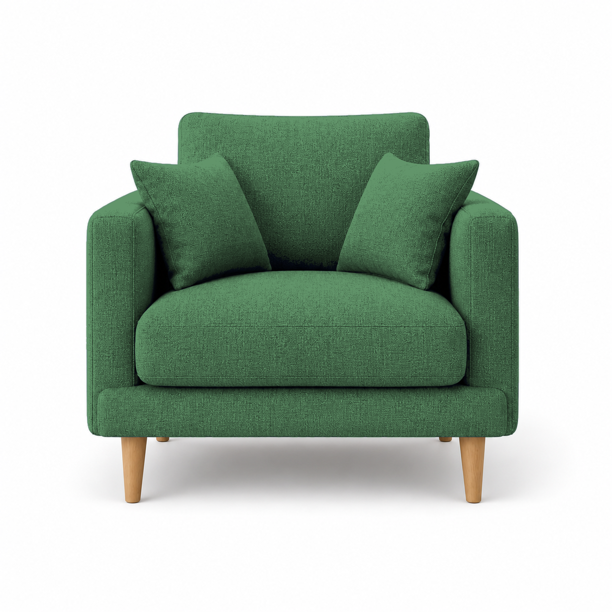 Seren 3+2+1 Sofa Set, 1 seater, green, studio view