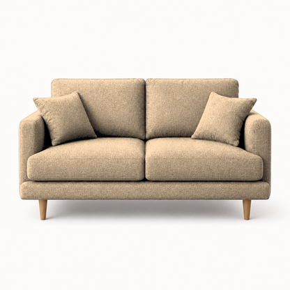 Seren 3+2+1 Sofa Set, 2 seater, beige, studio view