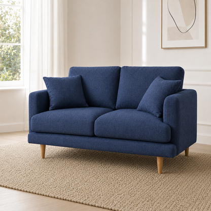 Seren 3+2+1 Sofa Set, 2 seater, blue, detail view