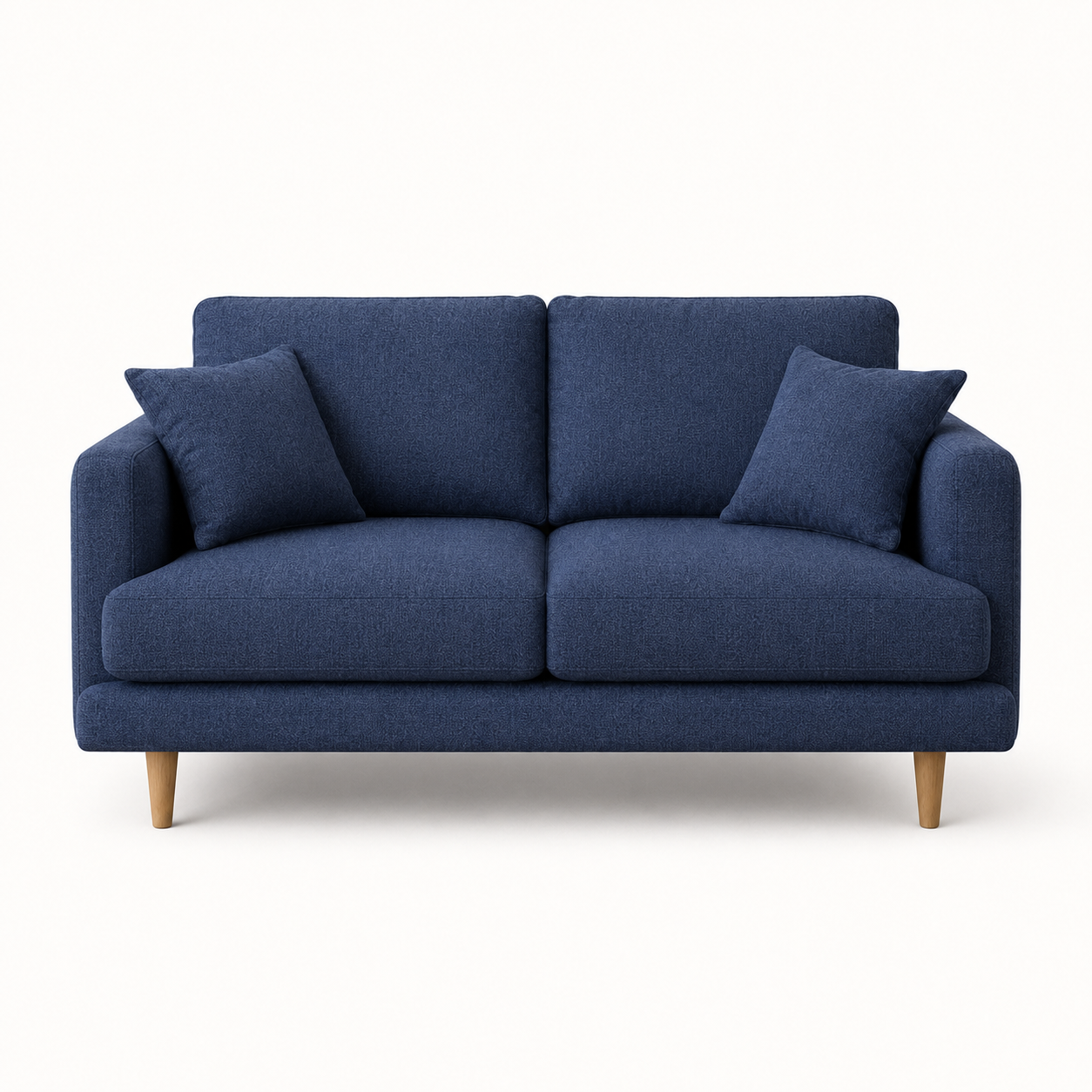Seren 3+2+1 Sofa Set, 2 seater, blue, studio view