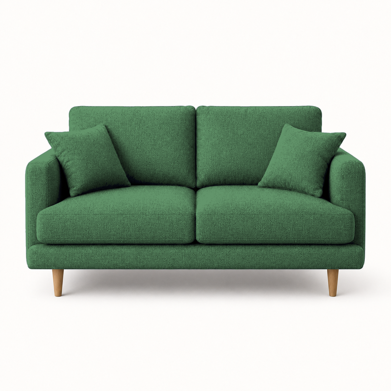 Seren 3+2+1 Sofa Set, 2 seater, green, studio view