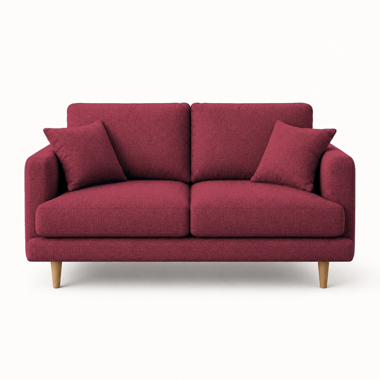 Seren 3+2+1 Sofa Set, 2 seater, red, studio view