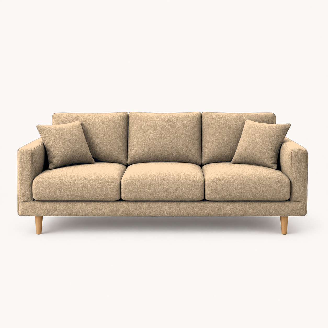 Seren 3+2+1 Sofa Set, 3 seater, beige, studio view