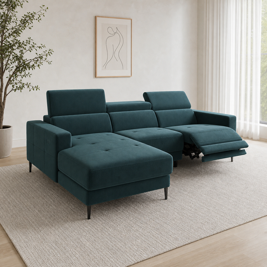 Serene Recliner complete configuration from an alternate angle