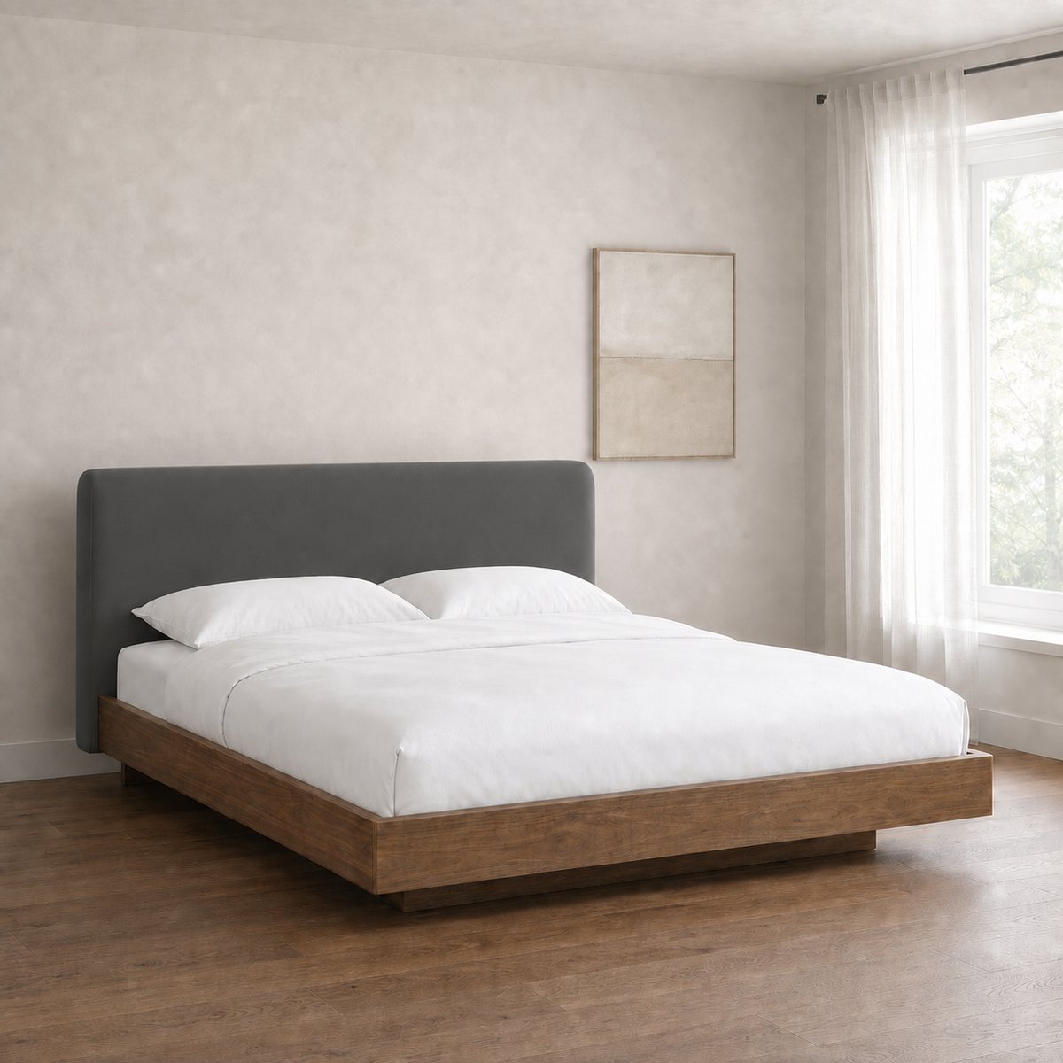 Skye - Bed Grey lifestyle view