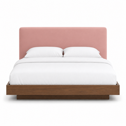 Skye - Bed Pink plain white background view