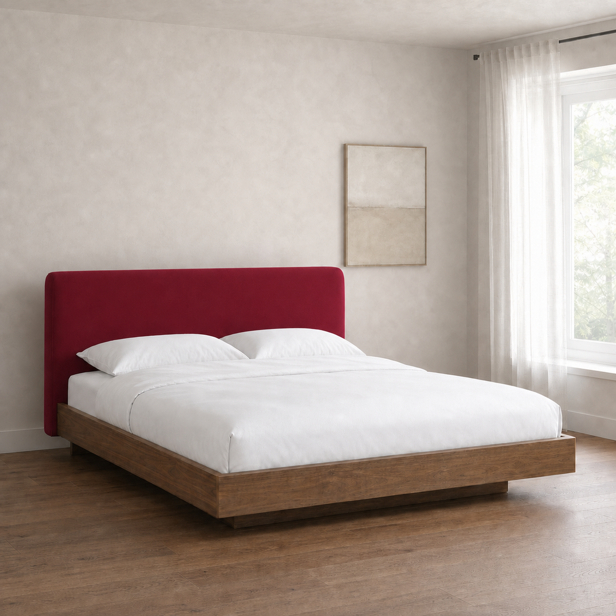 Skye - Bed Red lifestyle view