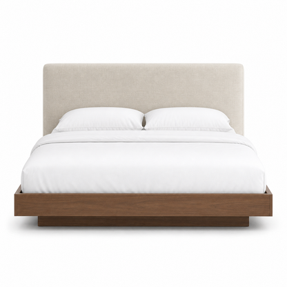 Skye - Bed, complete front three-quarter studio bed view