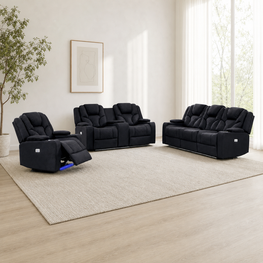 Solstice Recliner complete configuration from an alternate angle