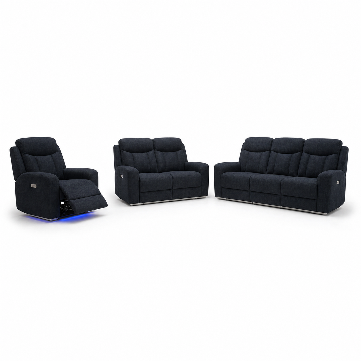 Solstice Recliner complete configuration on a white background