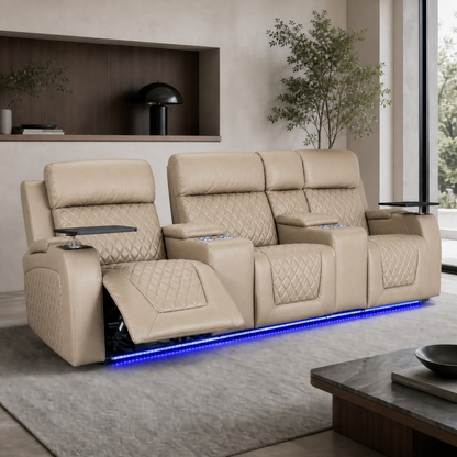 Summit Recliner 3 seater beige 01 main