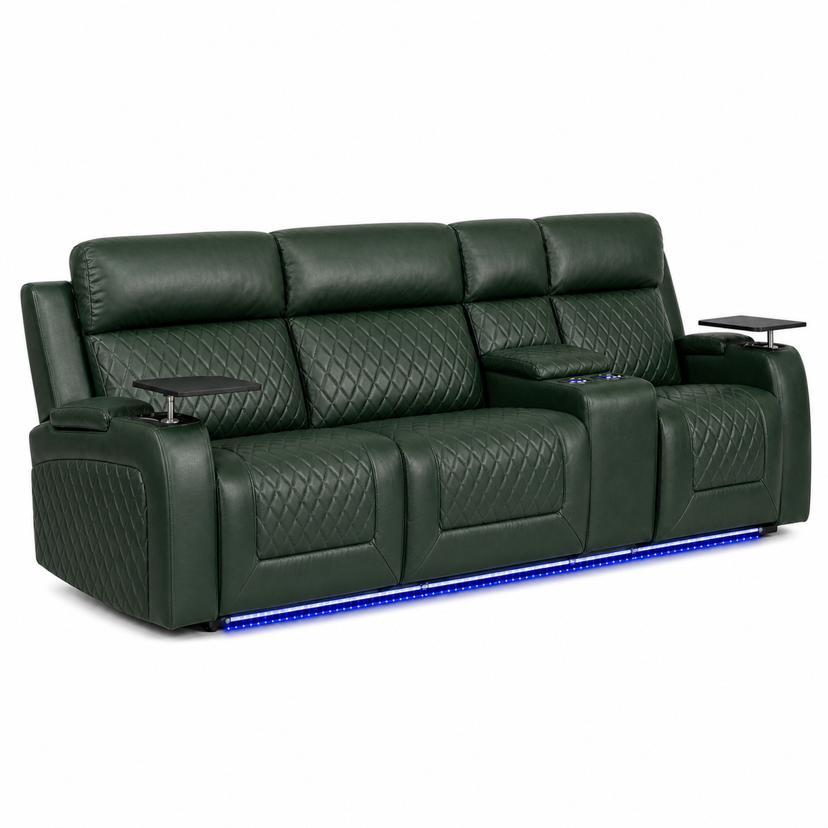 Summit Recliner 3 seater green 02 white