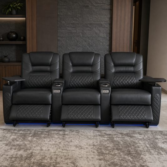 Summit Recliner complete configuration in an editorial living room