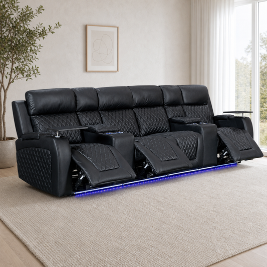 Summit Recliner complete configuration in an editorial living room