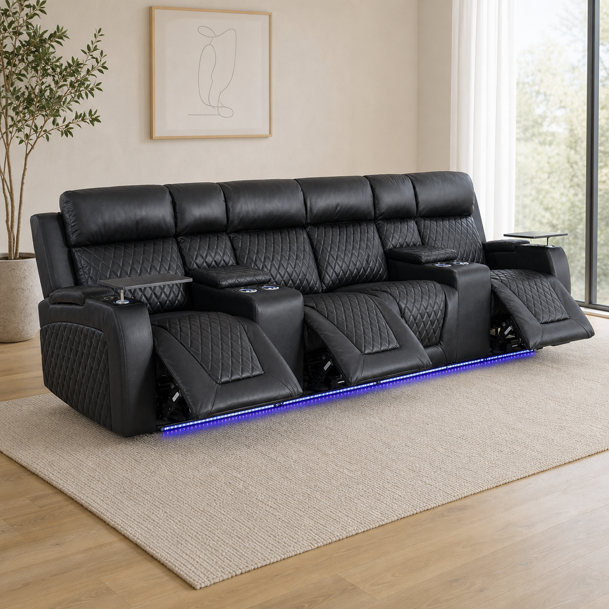 Summit Recliner complete configuration from an alternate angle