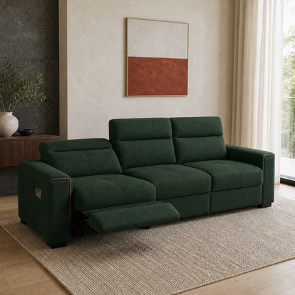 Sundial Recliner 3 seater green 01 main