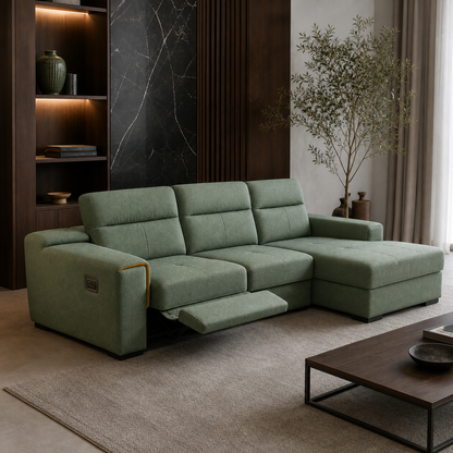 Sundial Recliner complete configuration from an alternate angle