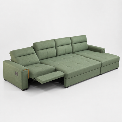 Sundial Recliner complete configuration on a white background