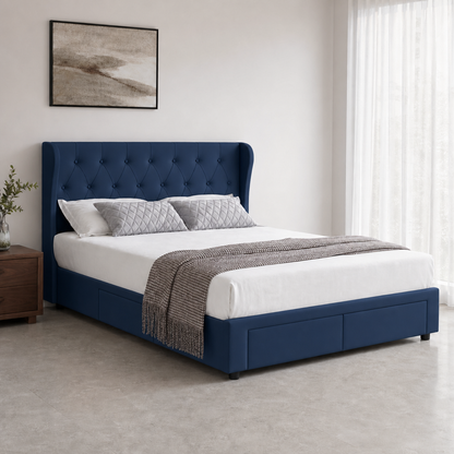 Tara - Bed Blue lifestyle view