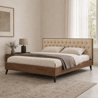 Tash - Bed Beige lifestyle view