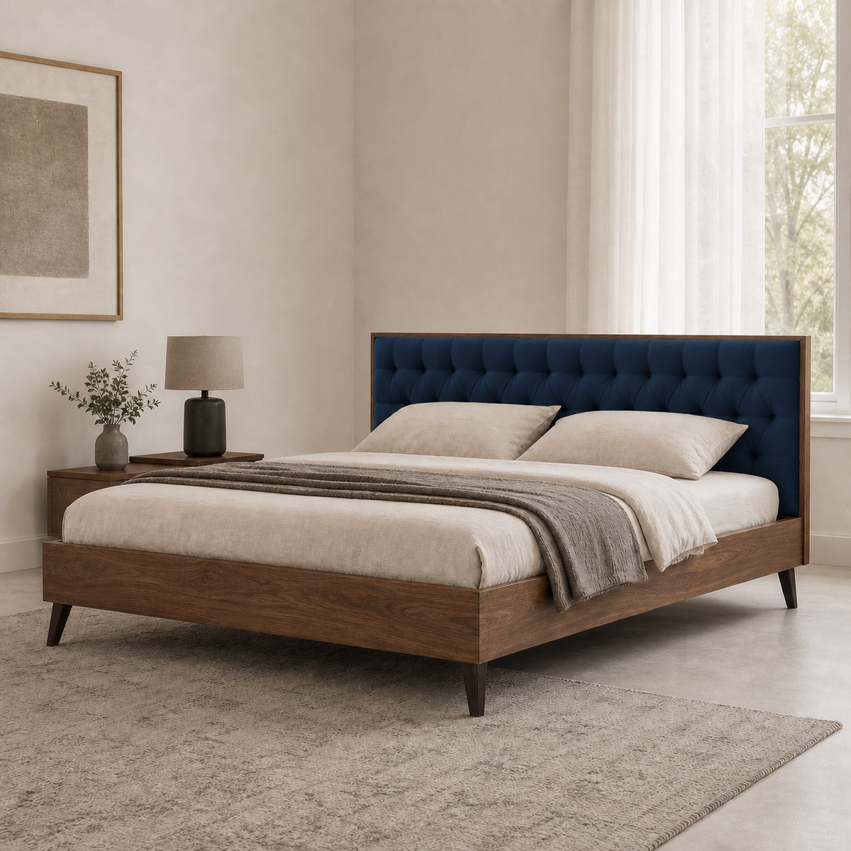 Tash - Bed Blue lifestyle view