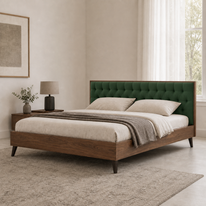 Tash - Bed Green lifestyle view