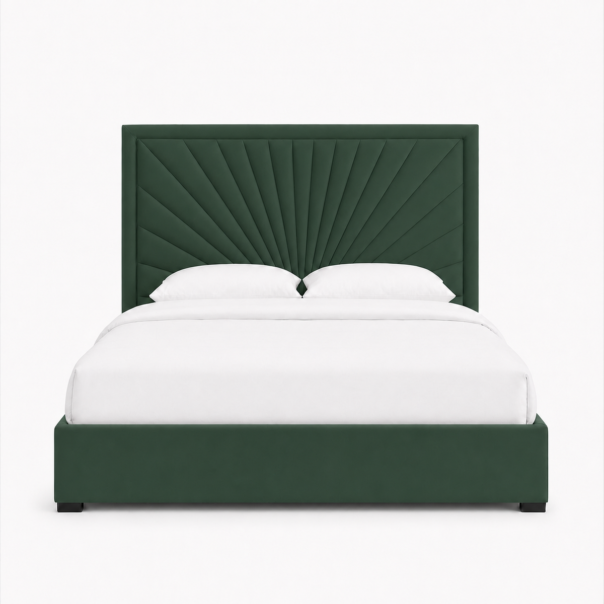 Tenor - Bed Green plain white background view