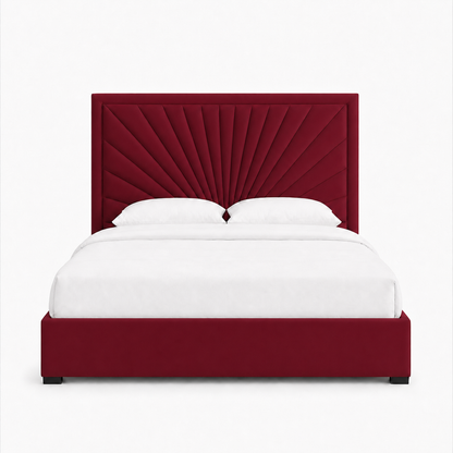Tenor - Bed Red plain white background view
