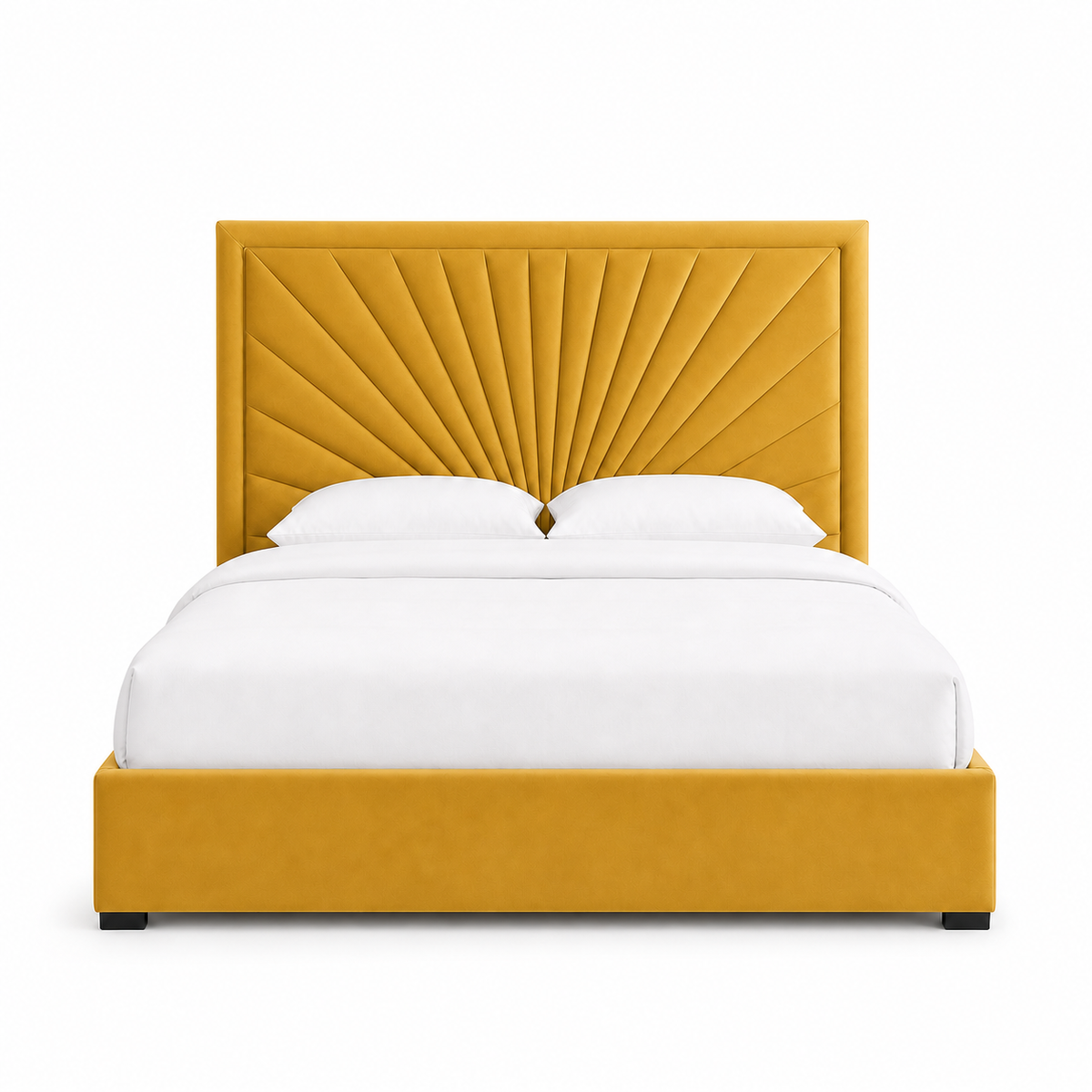 Tenor - Bed Yellow plain white background view