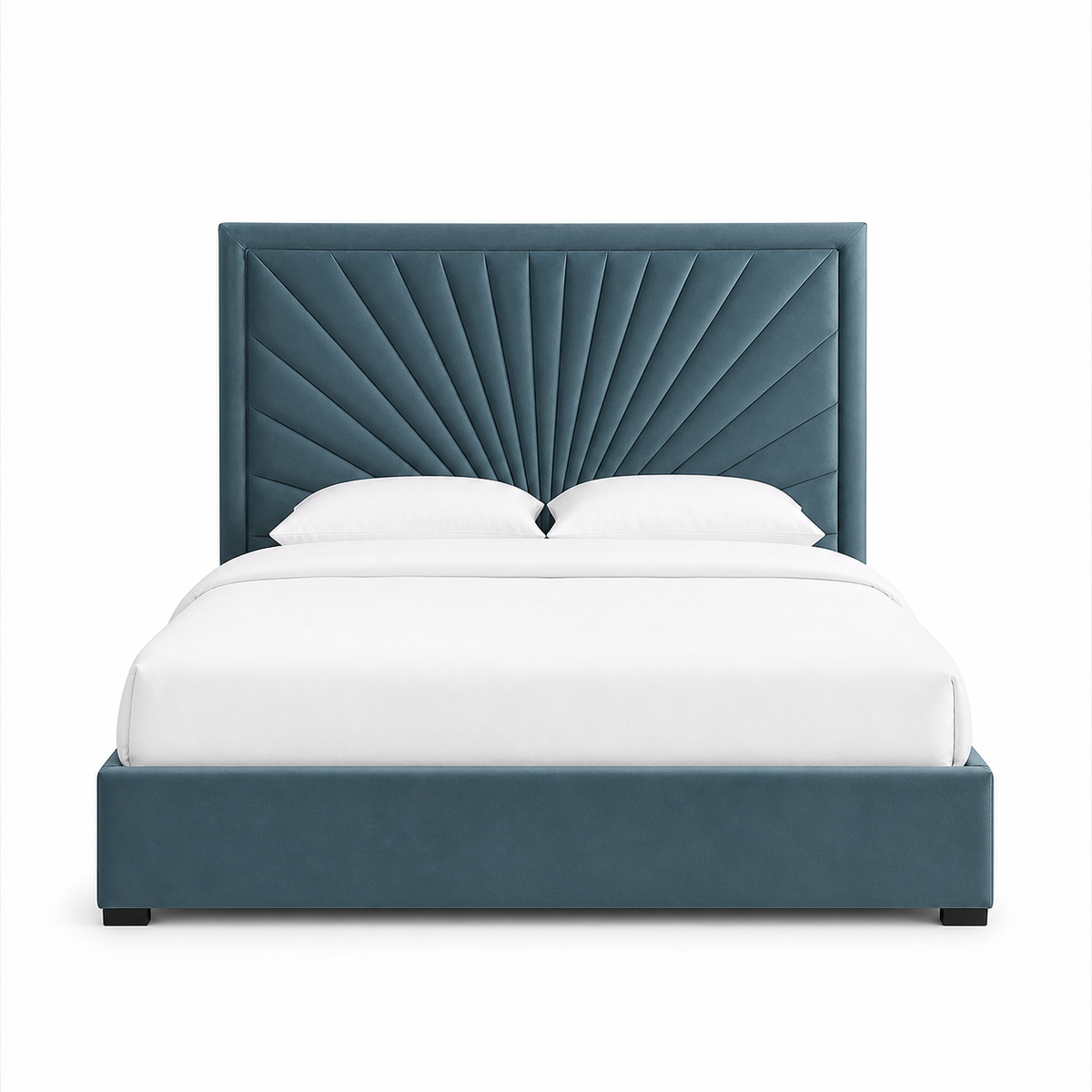 Tenor - Bed, complete front three-quarter studio bed view
