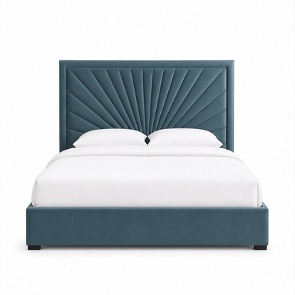 Tenor - Bed, complete front three-quarter studio bed view