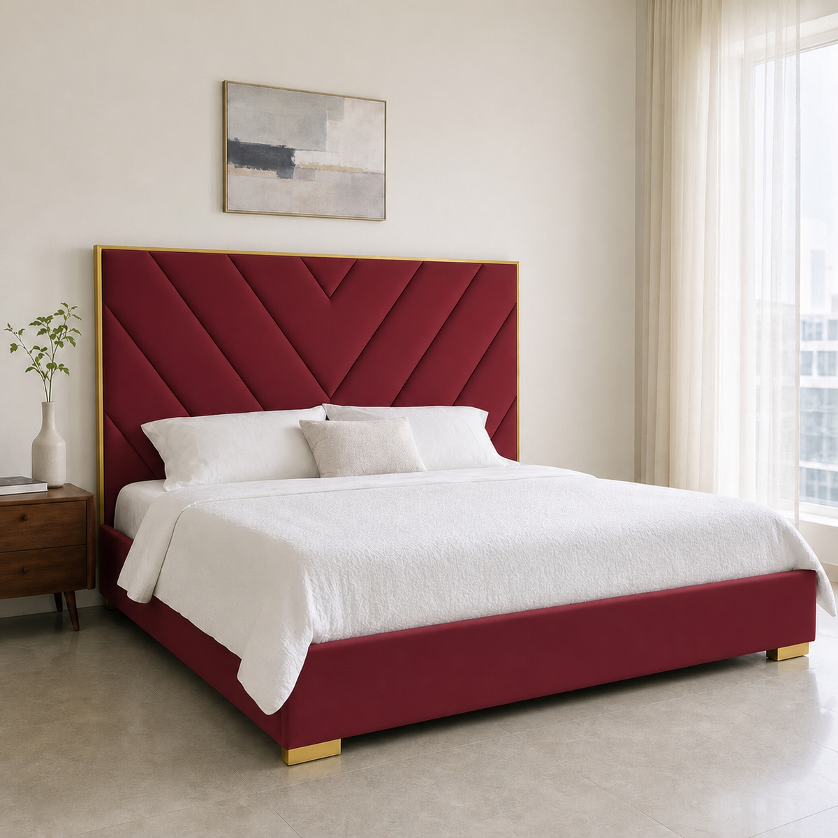 Tess - Bed Red lifestyle view