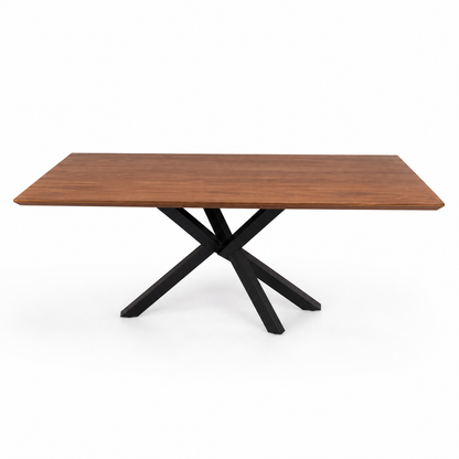 Elora - Wooden Top Dining Table, table-only or source-conservative construction studio view