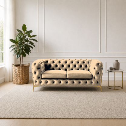 Thrive 3+2+1 Sofa Set, 2 seater, beige, room view