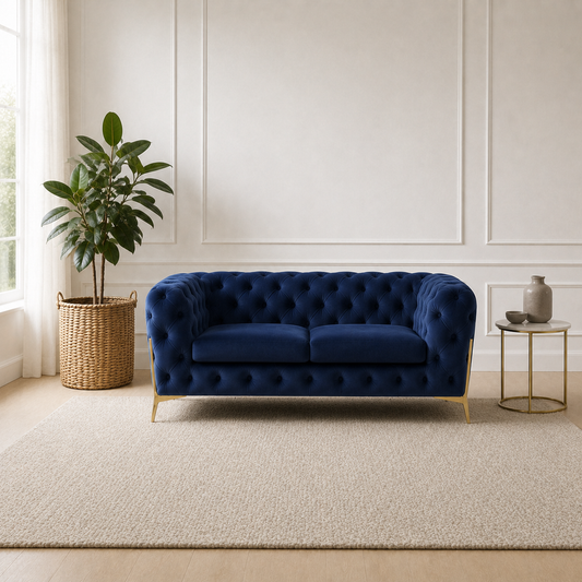 Thrive 3+2+1 Sofa Set, 2 seater, blue, room view