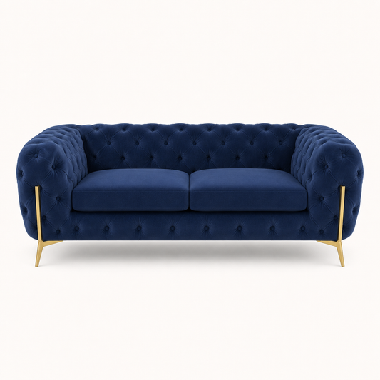 Thrive 3+2+1 Sofa Set, 2 seater, blue, studio view