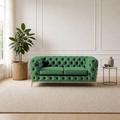 Thrive 3+2+1 Sofa Set, 2 seater, green, room view