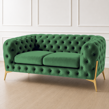 Thrive 3+2+1 Sofa Set, 2 seater, green, detail view