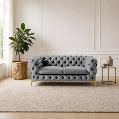 Thrive 3+2+1 Sofa Set, 2 seater, grey, room view