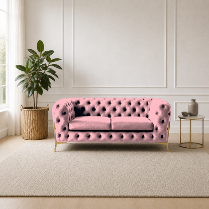 Thrive 3+2+1 Sofa Set, 2 seater, pink, room view
