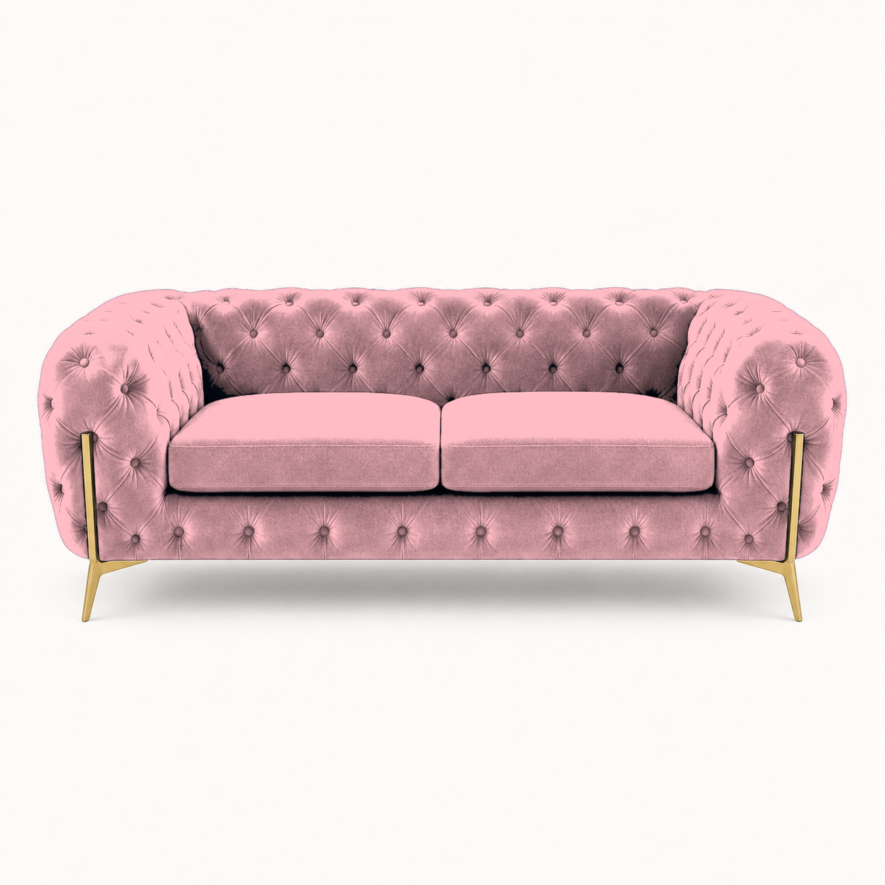 Thrive 3+2+1 Sofa Set, 2 seater, pink, studio view