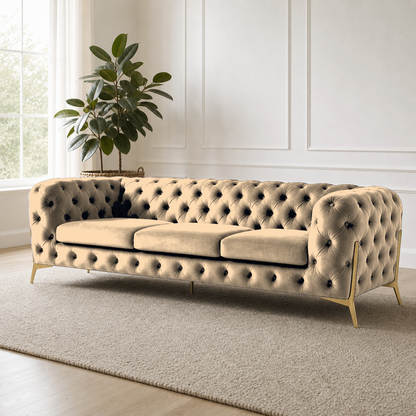 Thrive 3+2+1 Sofa Set, 3 seater, beige, room view