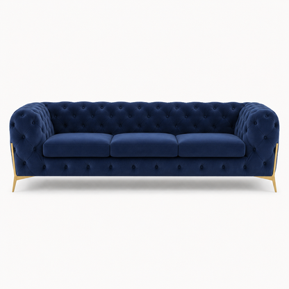 Thrive 3+2+1 Sofa Set, 3 seater, blue, studio view