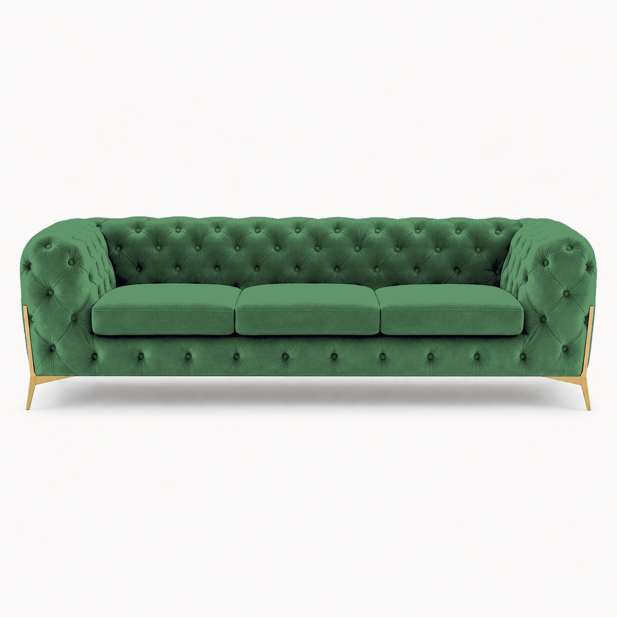 Thrive 3+2+1 Sofa Set, 3 seater, green, studio view