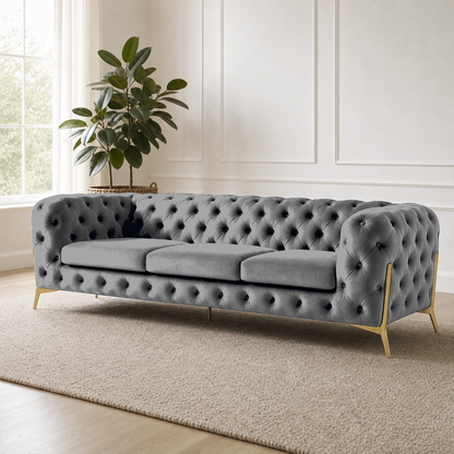 Thrive 3+2+1 Sofa Set, 3 seater, grey, room view